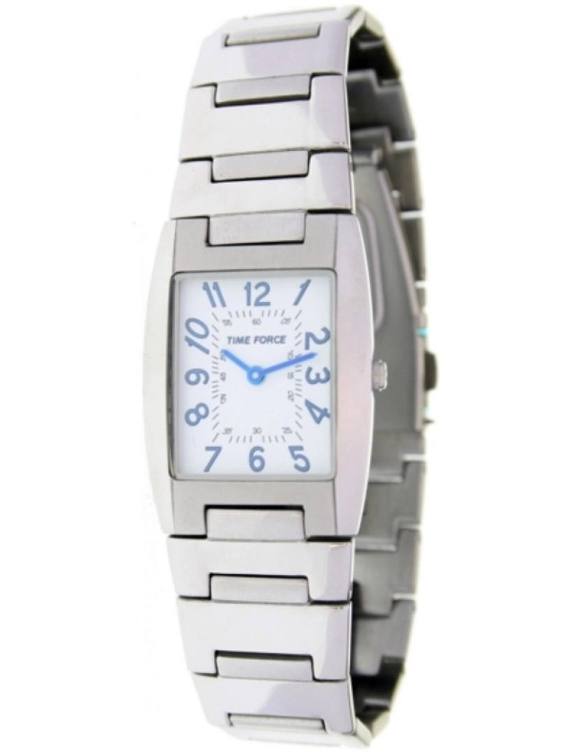 Time Force - Time Force Tf3339l02m Reloj Analógico Para Mujer Caja De Acero Inoxidable Esfera Color Blanco