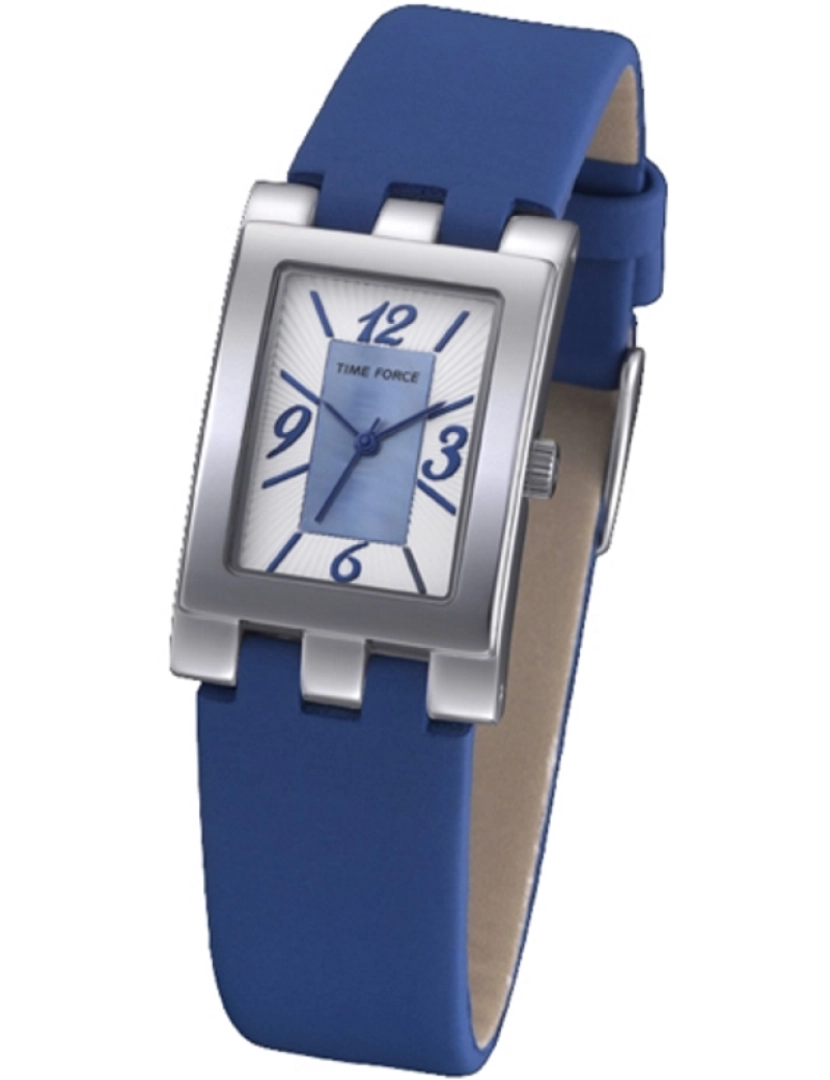 Time Force - Time Force Tf4067l03 Reloj Analógico Para Mujer Caja De Acero Inoxidable Esfera Color Blanco
