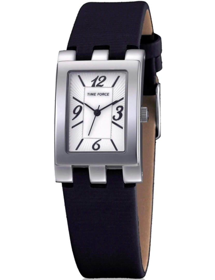 Time Force - Time Force Tf4067l02 Reloj Analógico Para Mujer Caja De Acero Inoxidable Esfera Color Blanco