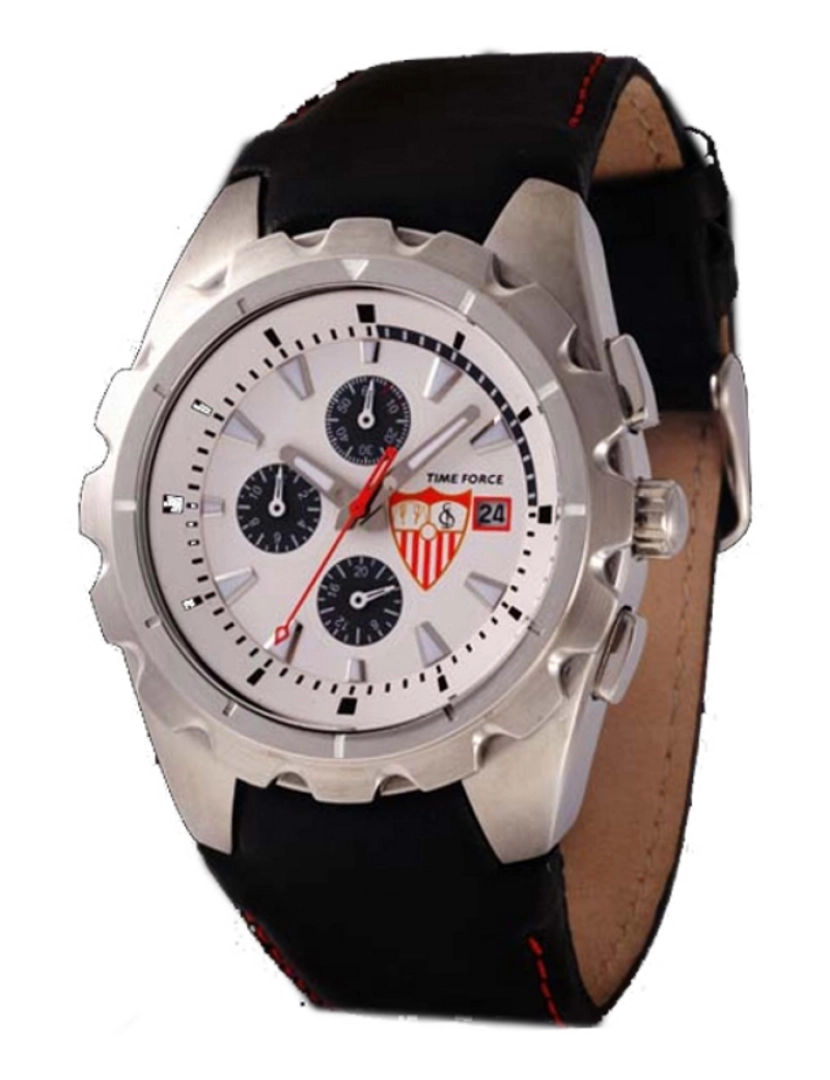 Time Force - Time Force Tf3016m02 Reloj Analógico Para Hombre Caja De Acero Inoxidable Esfera Color Blanco