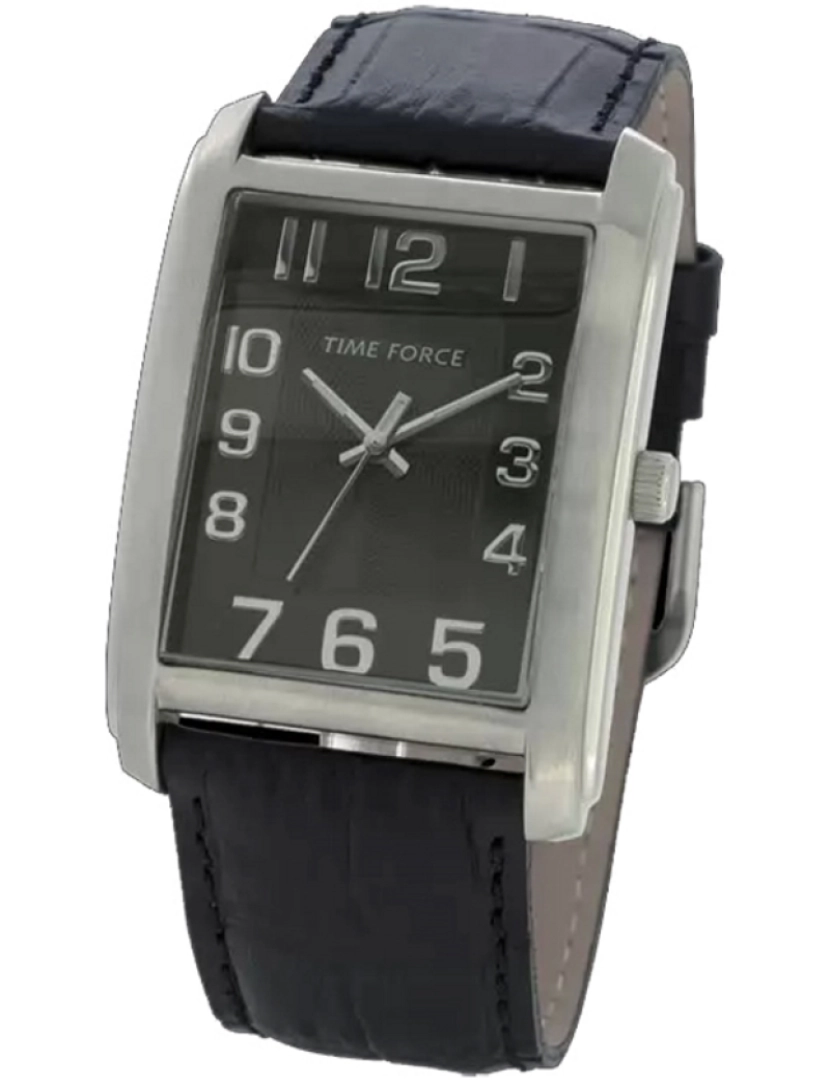 Time Force - Time Force Tf4057m11    Reloj Analógico Para Hombre Caja De Acero Inoxidable Esfera Color Negro