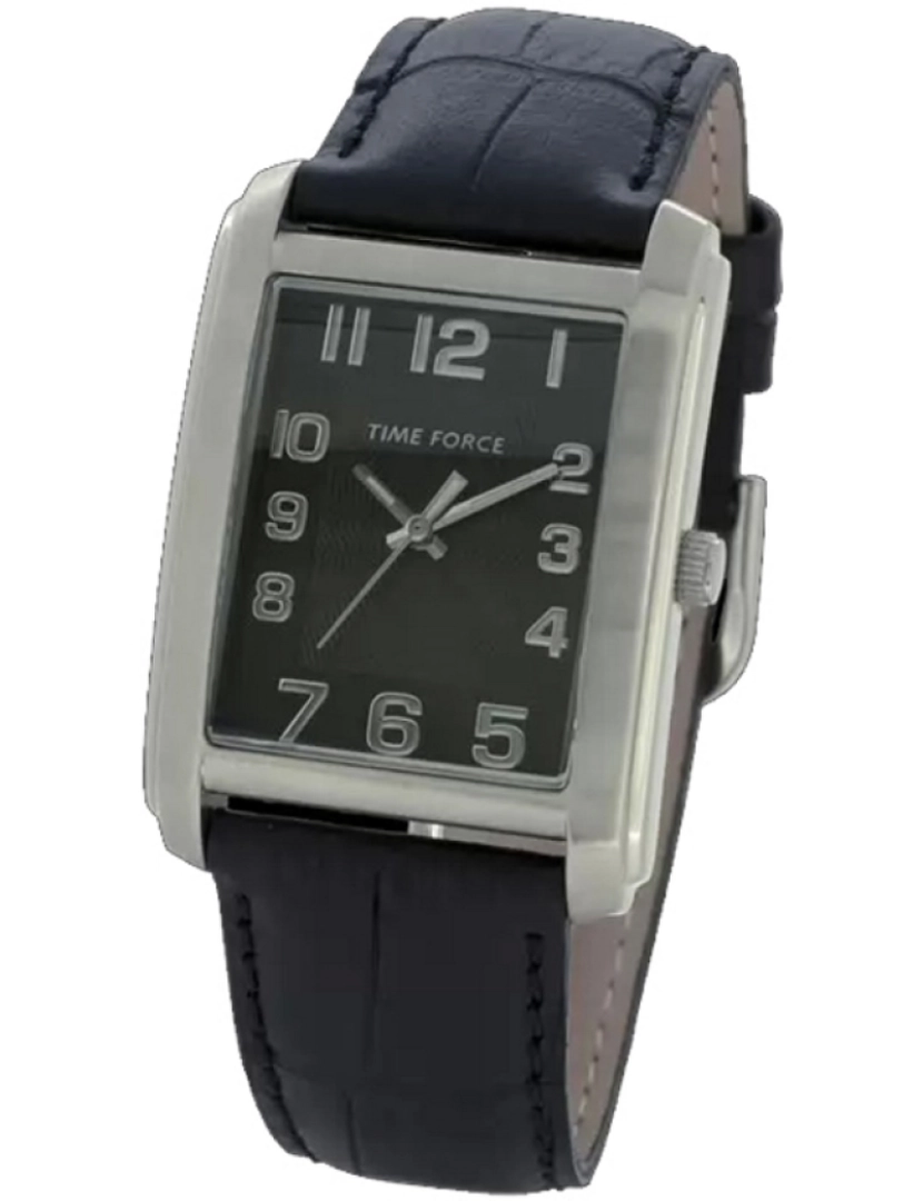 Time Force - Time Force Tf4057l11 Reloj Analógico Para Mujer Caja De Acero Inoxidable Esfera Color Negro