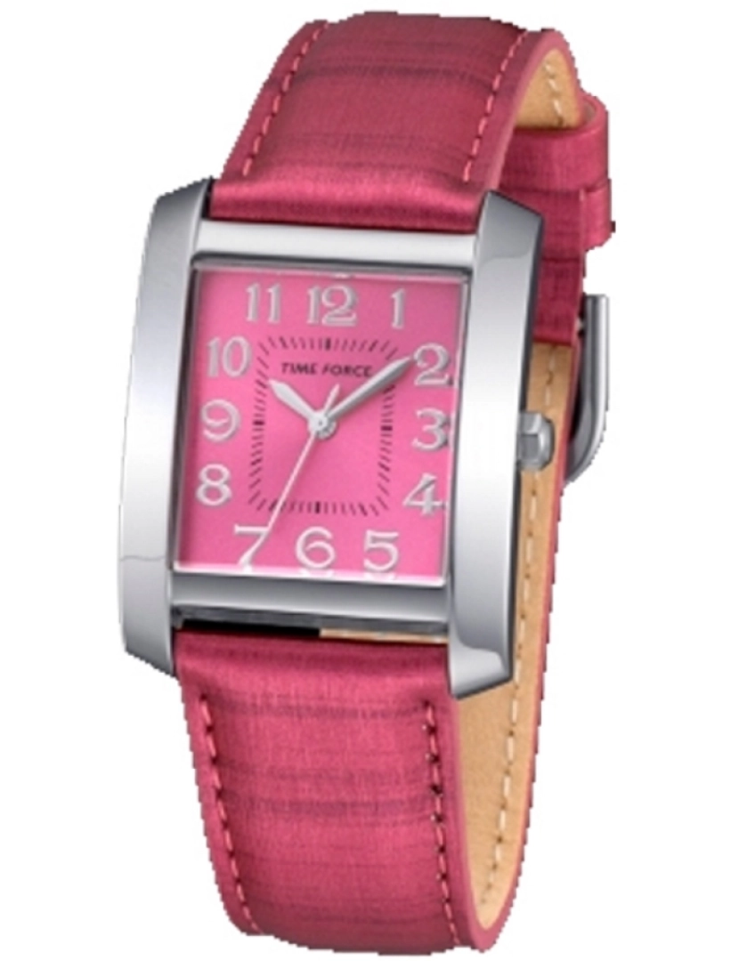 imagem de Time Force Tf4059l04 Reloj Analógico Para Mujer Caja De Acero Inoxidable Esfera Color Rosa1