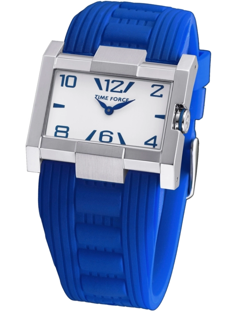 Time Force - Time Force Tf4033l03 Reloj Analógico Para Mujer Caja De Acero Inoxidable Esfera Color Blanco
