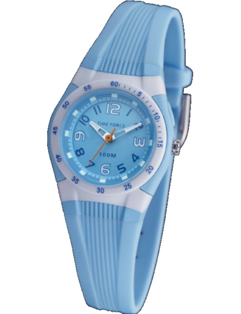 Time Force - Time Force Tf3388b03 Reloj Analógico Para Mujer Caja De Resina Esfera Color Azul