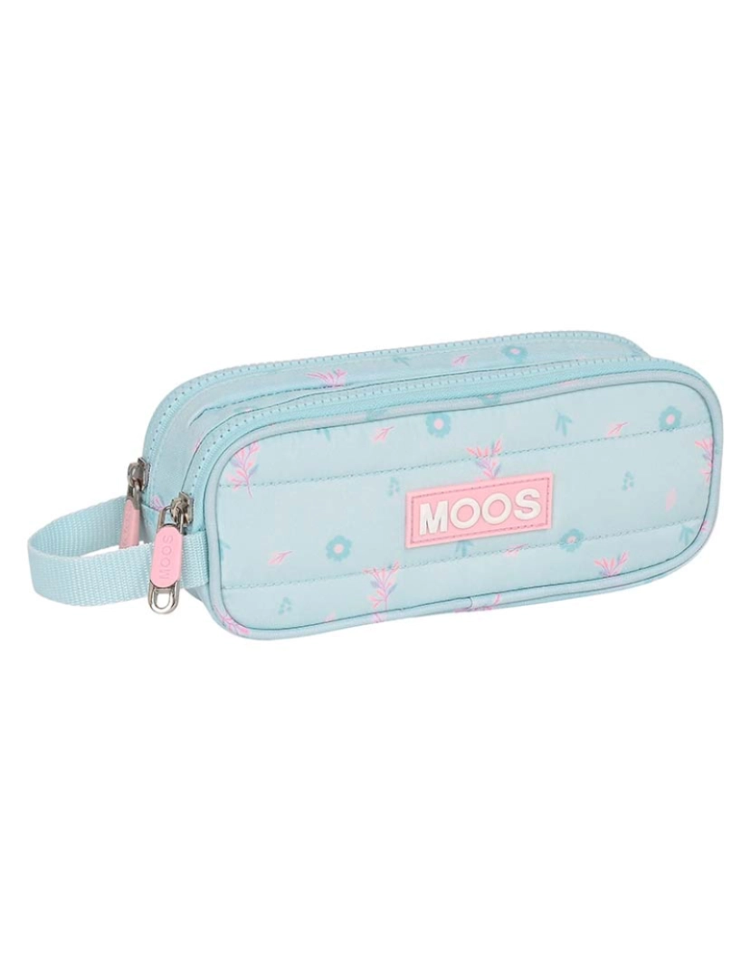 Moos - Portatodo Doble Moos Garden Turquesa 21 x 8 x 6 cm