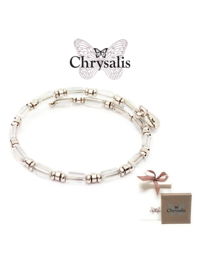 Chrysalis - Pulseira Chrysalis  Gaia Water   Crystal   Tamanho Adaptável   Com Caixa ou Saco Oferta