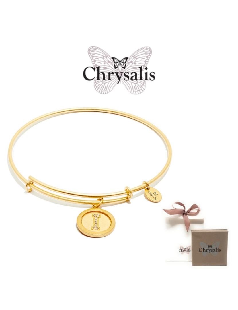 imagem de Pulseira Chrysalis  Letter I   Gold   Tamanho Adaptável   Com Caixa ou Saco Oferta1