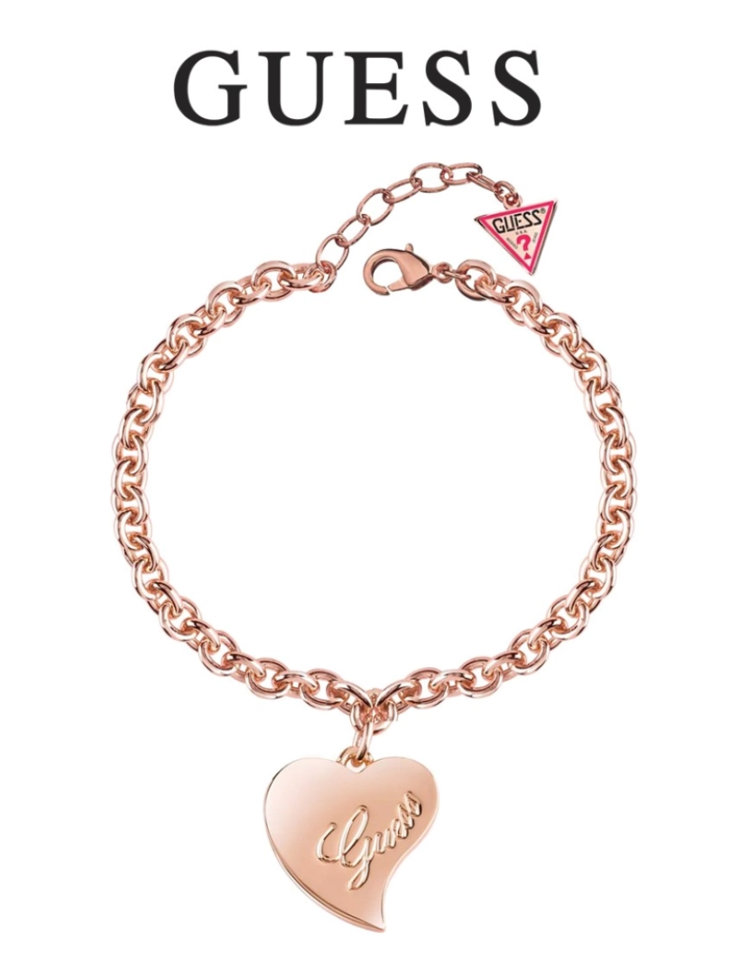 Guess - Guess  Pulseira UBB28096-S Rosa Gold