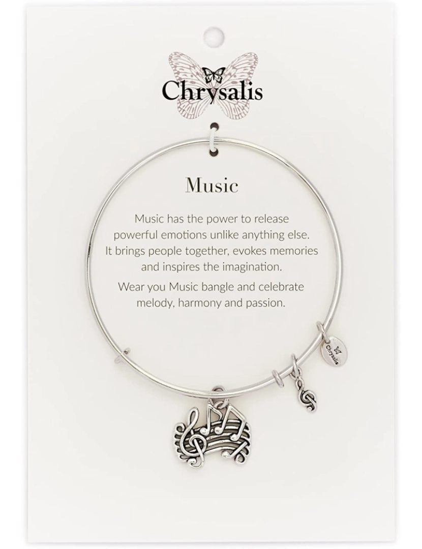 imagem de Pulseira Chrysalis  Music - Prateado - Tamanho Adaptável - Com Caixa ou Saco Oferta3