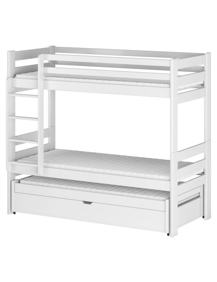 Beliche Lessinew 90x190 Branco - Furnlux | ClubeFashion