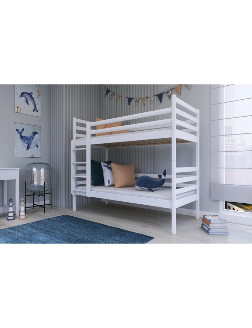 imagem de Beliche Nemo 80x160 Branco2