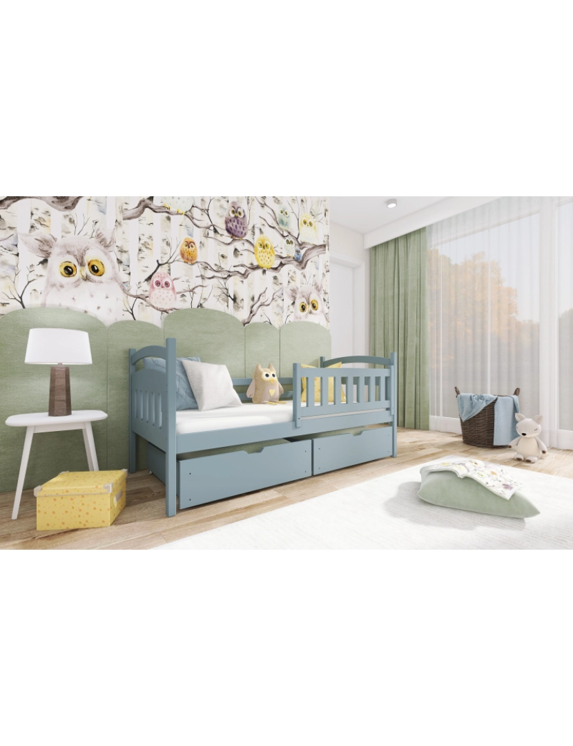 imagem de Cama infantil Terry 90x200 Cinza2