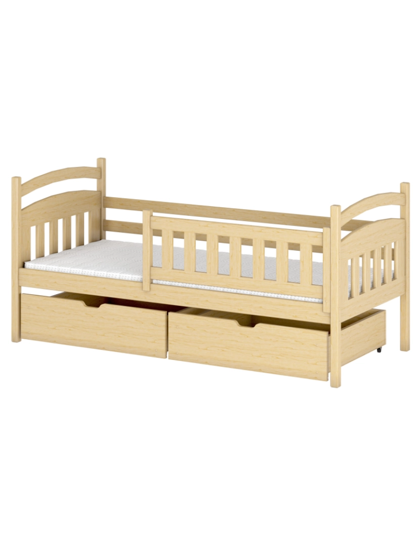 Furnlux - Cama infantil Terry 90x200 Pinho