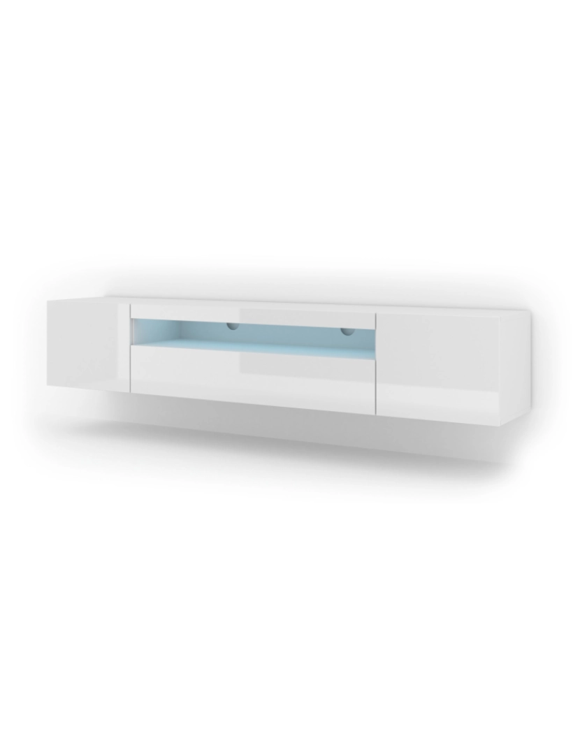 Furnlux - Móvel TV AURA LED 200x37x36-42