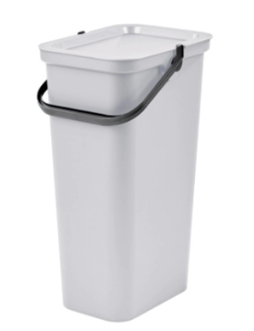 Caixote de Lixo para Reciclagem Tontarelli Plástico Cinzento 77 X 32 X 47,5  Cm