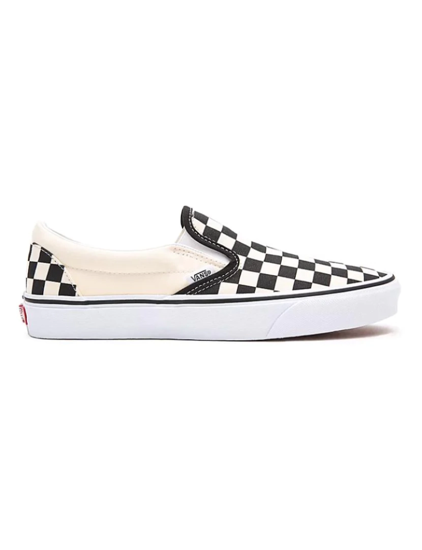 Imprim e Damier Sans Lacet Ua Classic Slipon Vans ClubeFashion