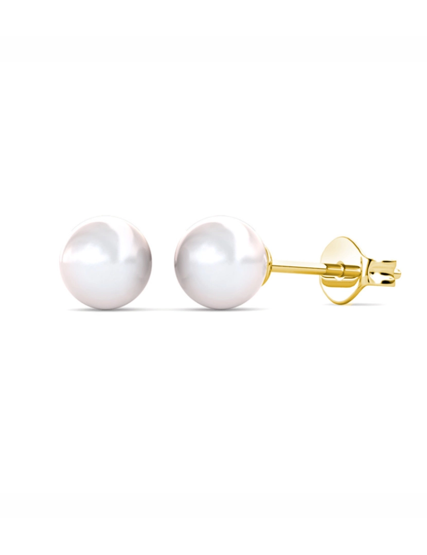 MYC Paris - Brincos Senhora Full Moon Pearl Cristal