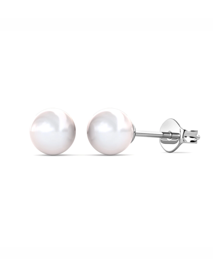 MYC Paris - Brincos Senhora Full Moon Pearl Cristal