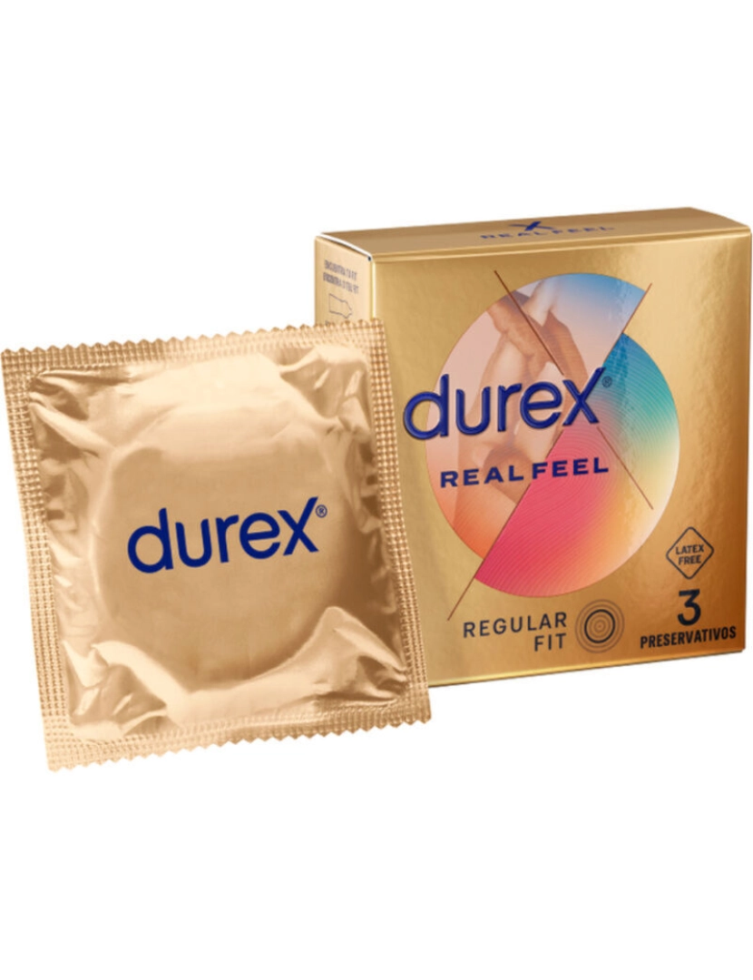 Durex Condoms - Preservativos Durex Real Feel 3 Uds