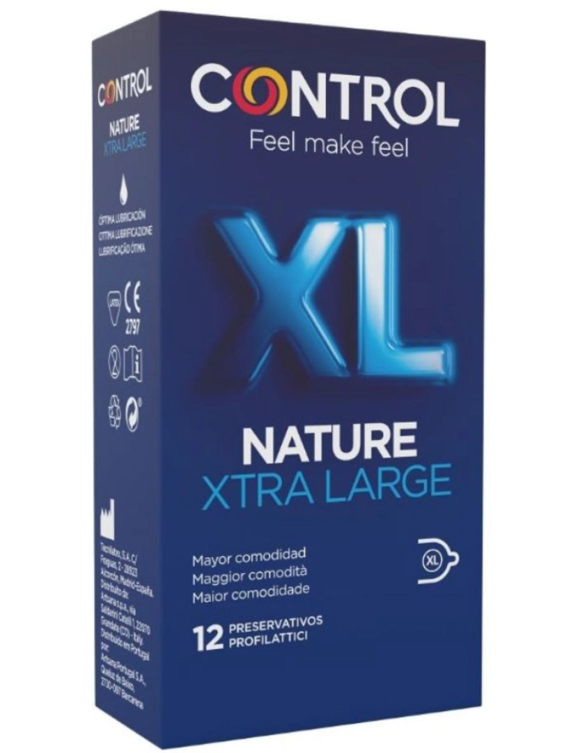 Control Condoms - Control Adapta Nature Xl Condoms 12 Units