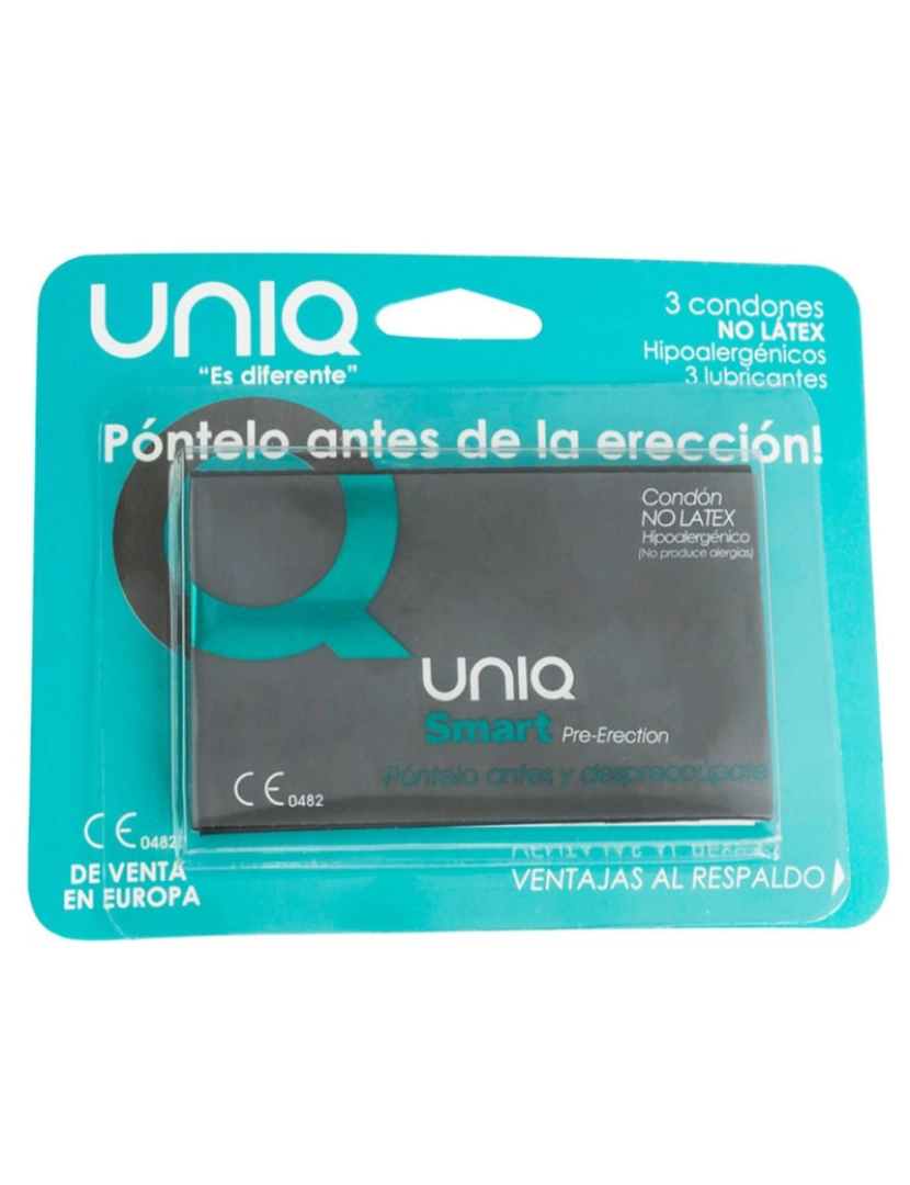 imagem de Uniq Smart Latex Free Pre-Erection Condoms 3 Units1