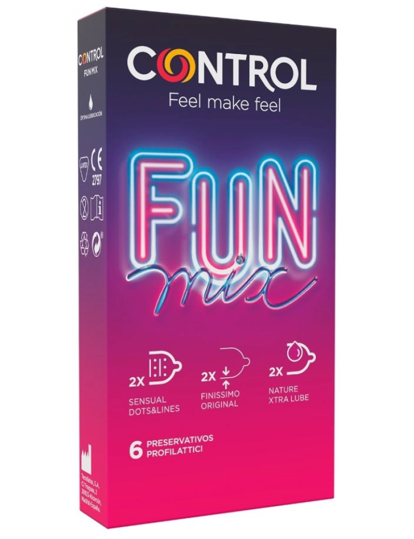 Control Condoms - Control Feel Fun Mix  6 Uds