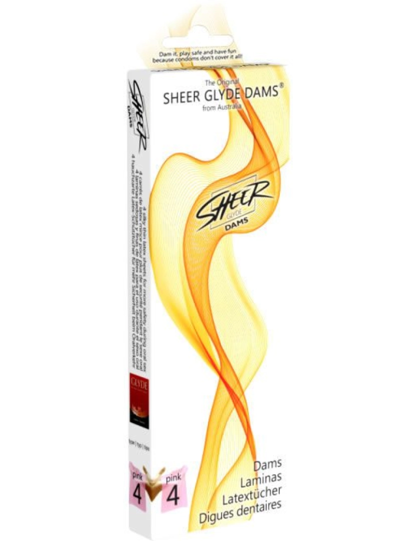 Sheer Glyde - Sheer Glyder Dams Laminas Latex Sexo Oral Fresa