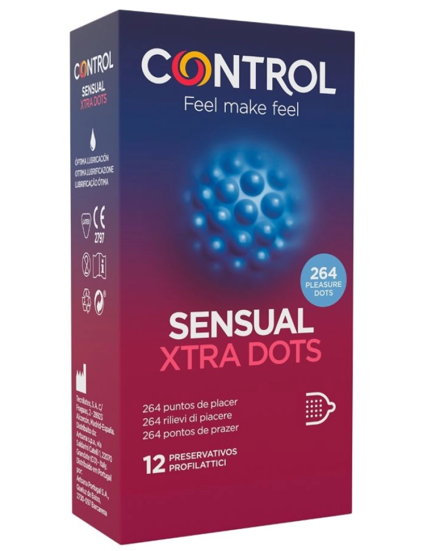 Control Condoms - Control Xtra Dots 12 Uds
