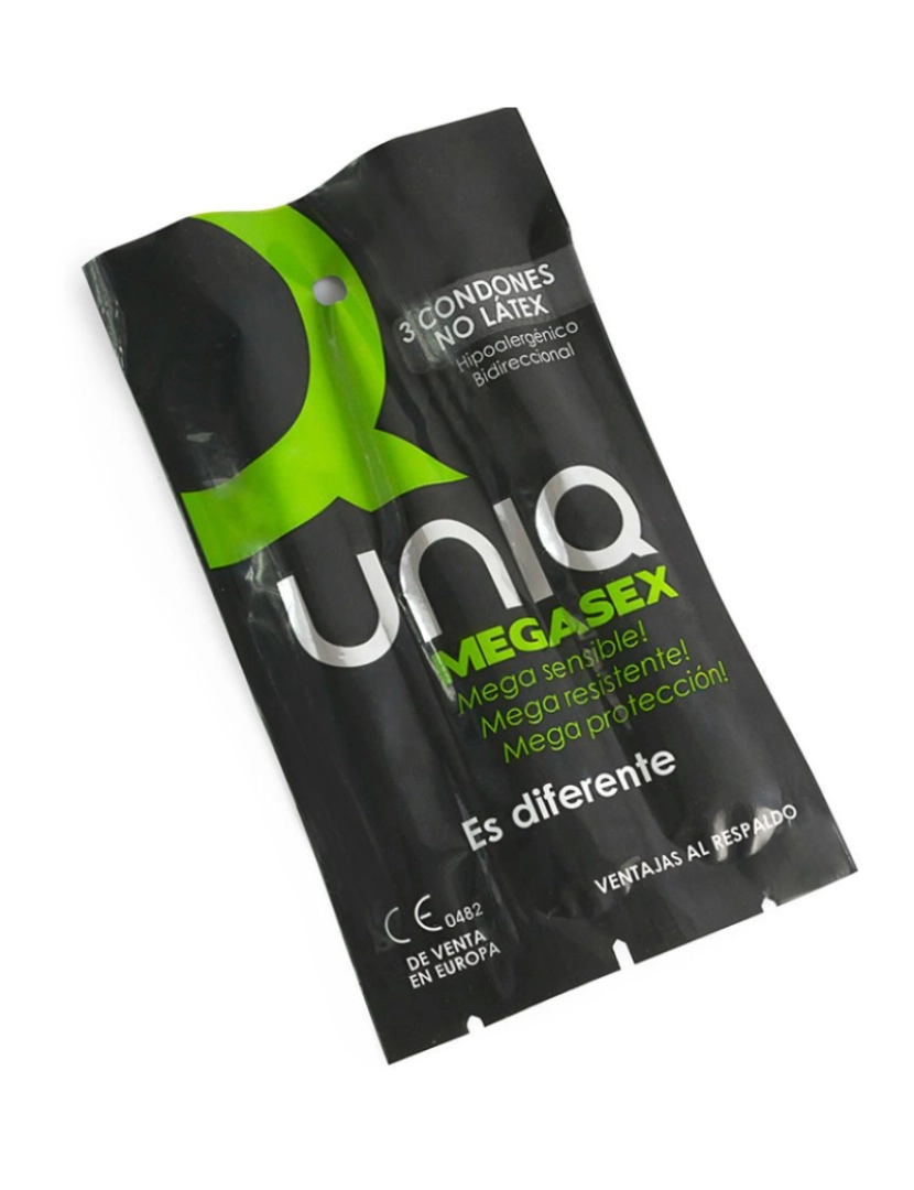 Uniq - Uniq Megasex Latex Free Sensitive Condoms 3 Units