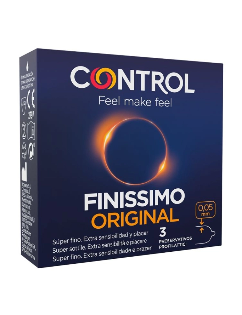 Control Condoms - Control Finissimo Condoms 3 Units