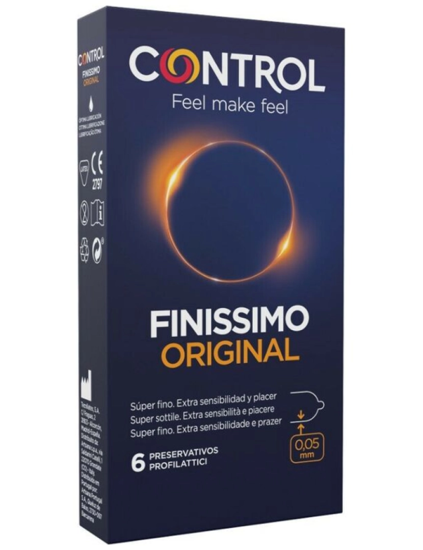 Control Condoms - Control Finissimo Original 6 Units
