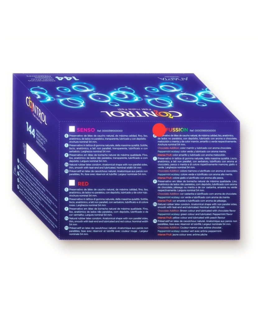 Control Condoms - Control Adapta Fussion Condoms 144 Units