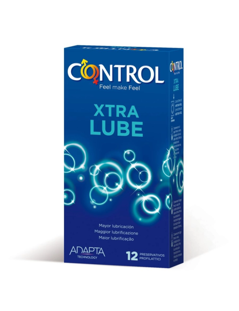 Control Condoms - Control Adapta Nature Extralube Condoms 12 Units