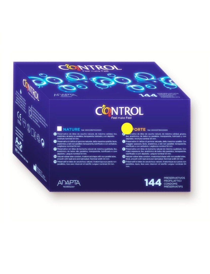 Control Condoms - Control Adapta Forte Condoms 144 Units