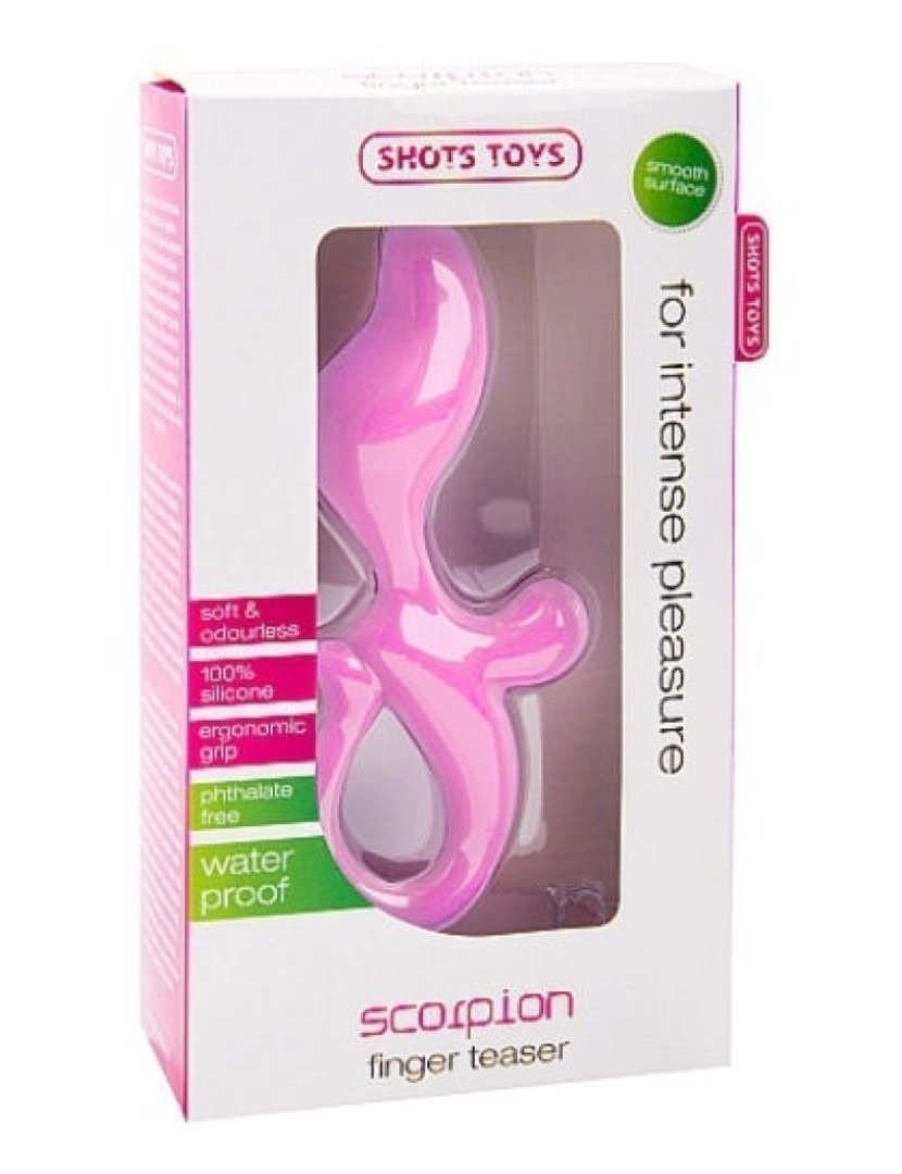 Shots Toys - Estimulador Anal e Vaginal Scorpion Rosa