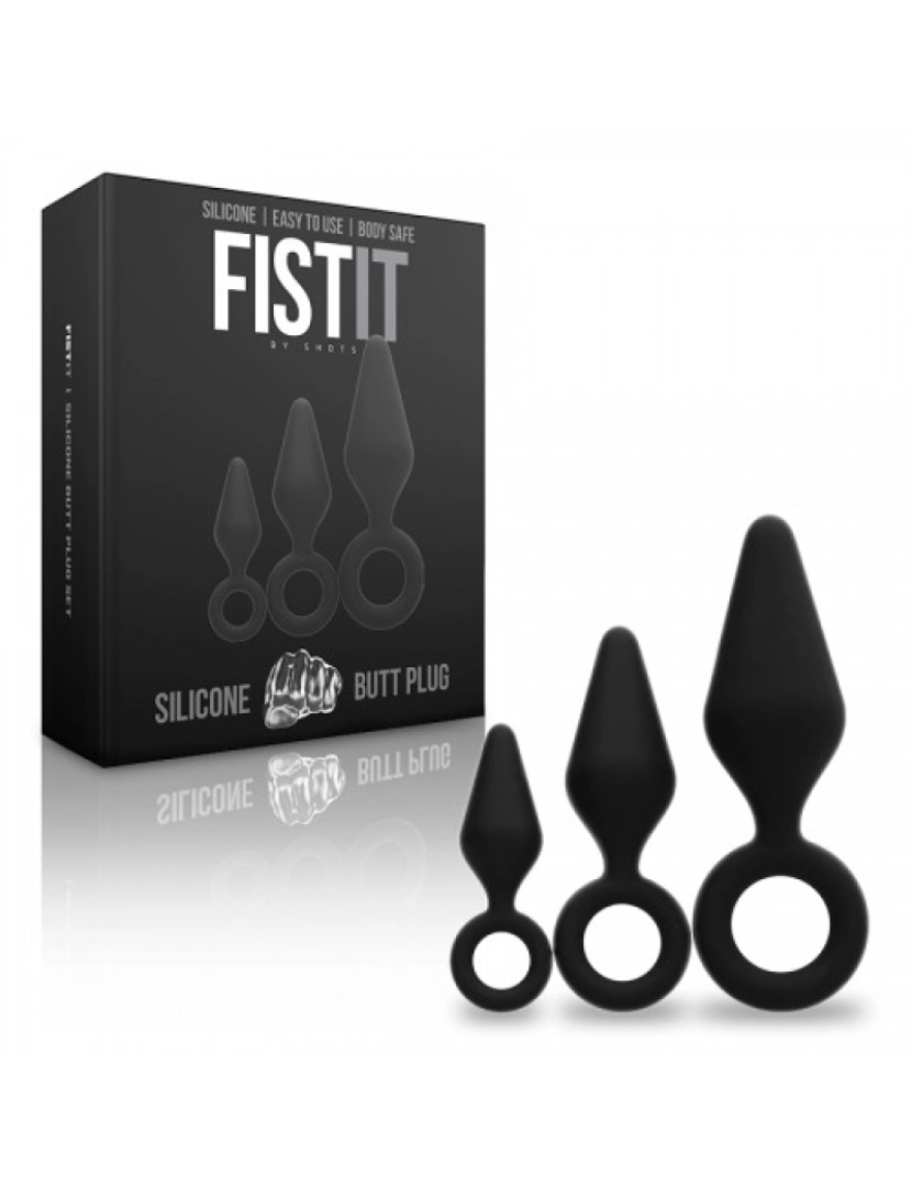Fist It - Conjunto de 3 Plugs Anais Fist It Pretos