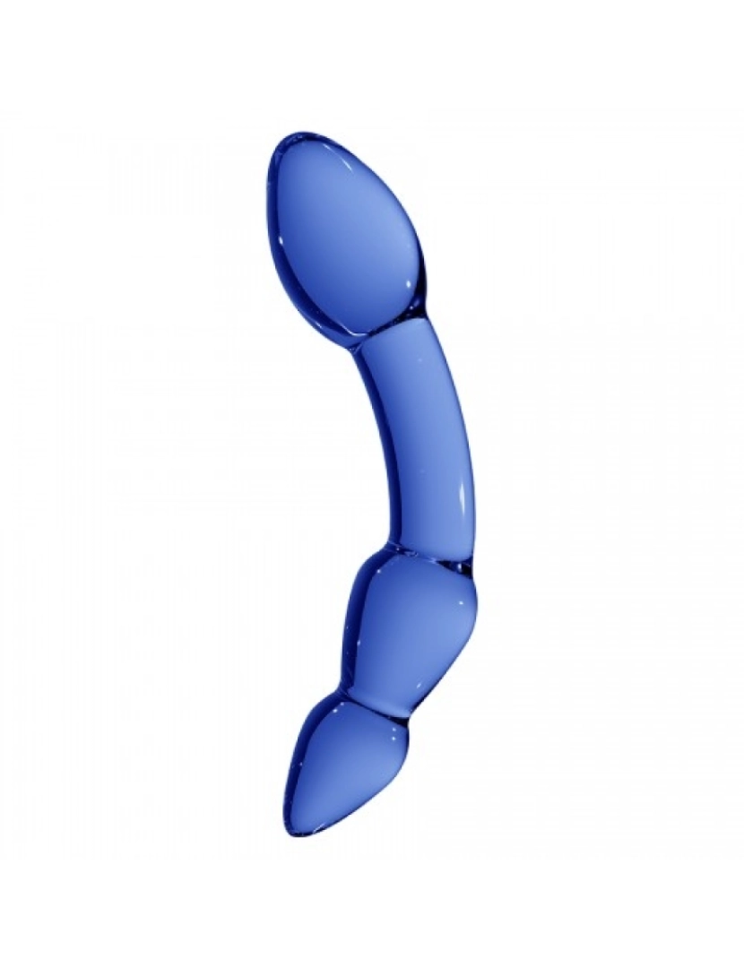 Crystalino - Dildo Vidro Superior Chrystalino Azul