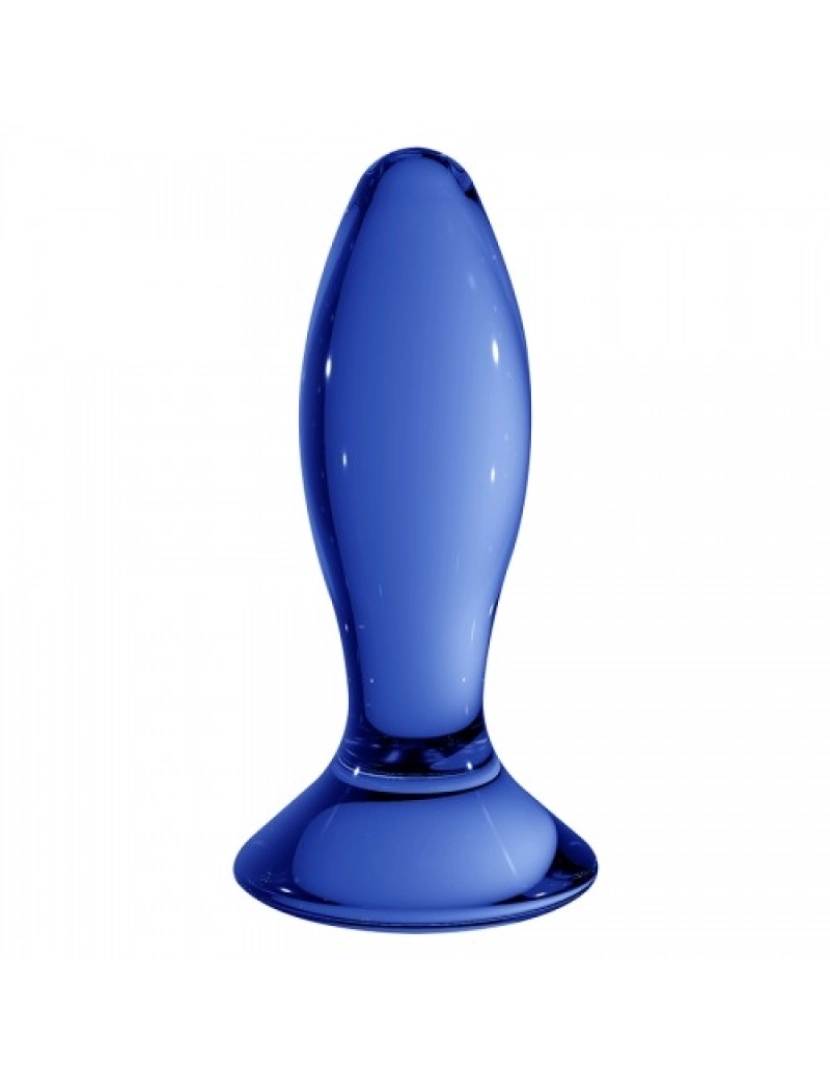 Crystalino - Plug Vidro Follower Chrystalino Azul