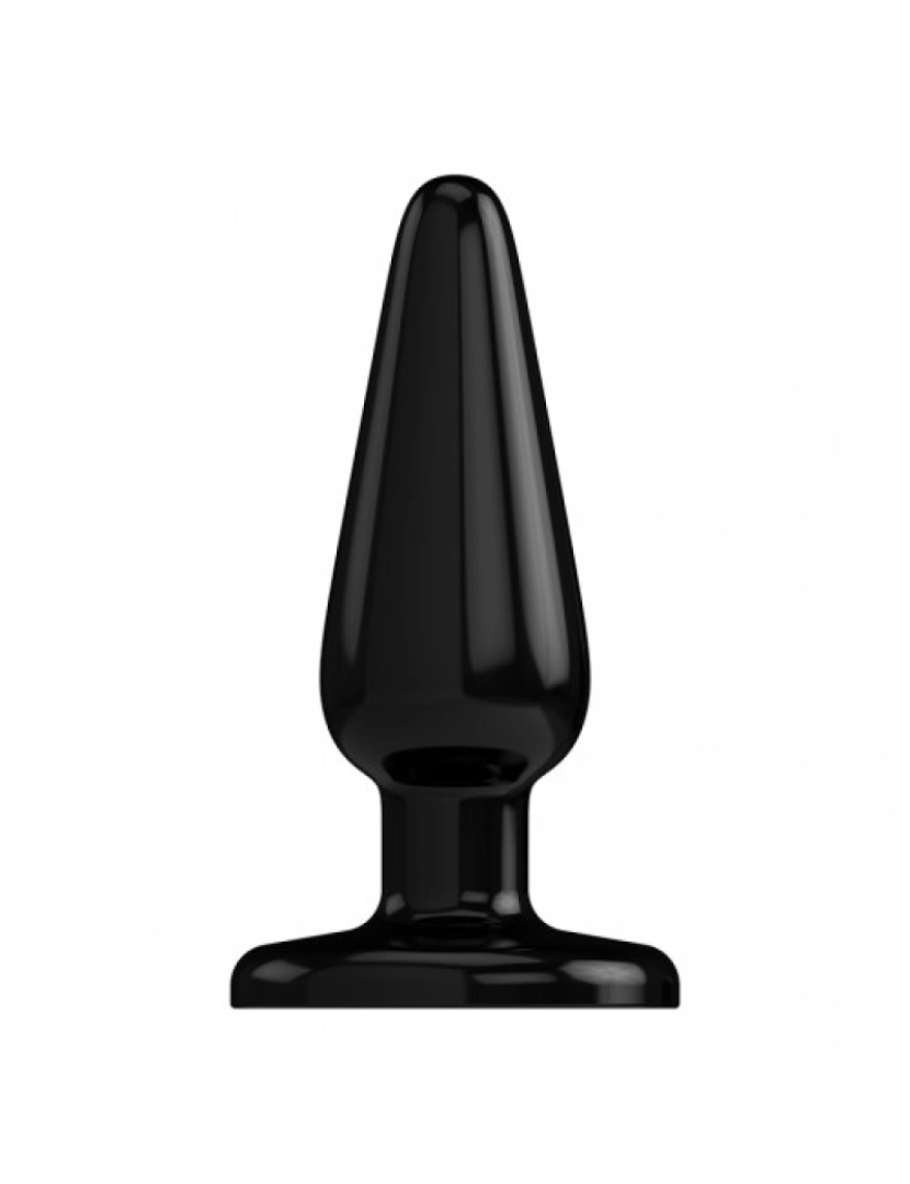 Plug & Play - Plug Anal em Borracha Plug & Play 4" Preto