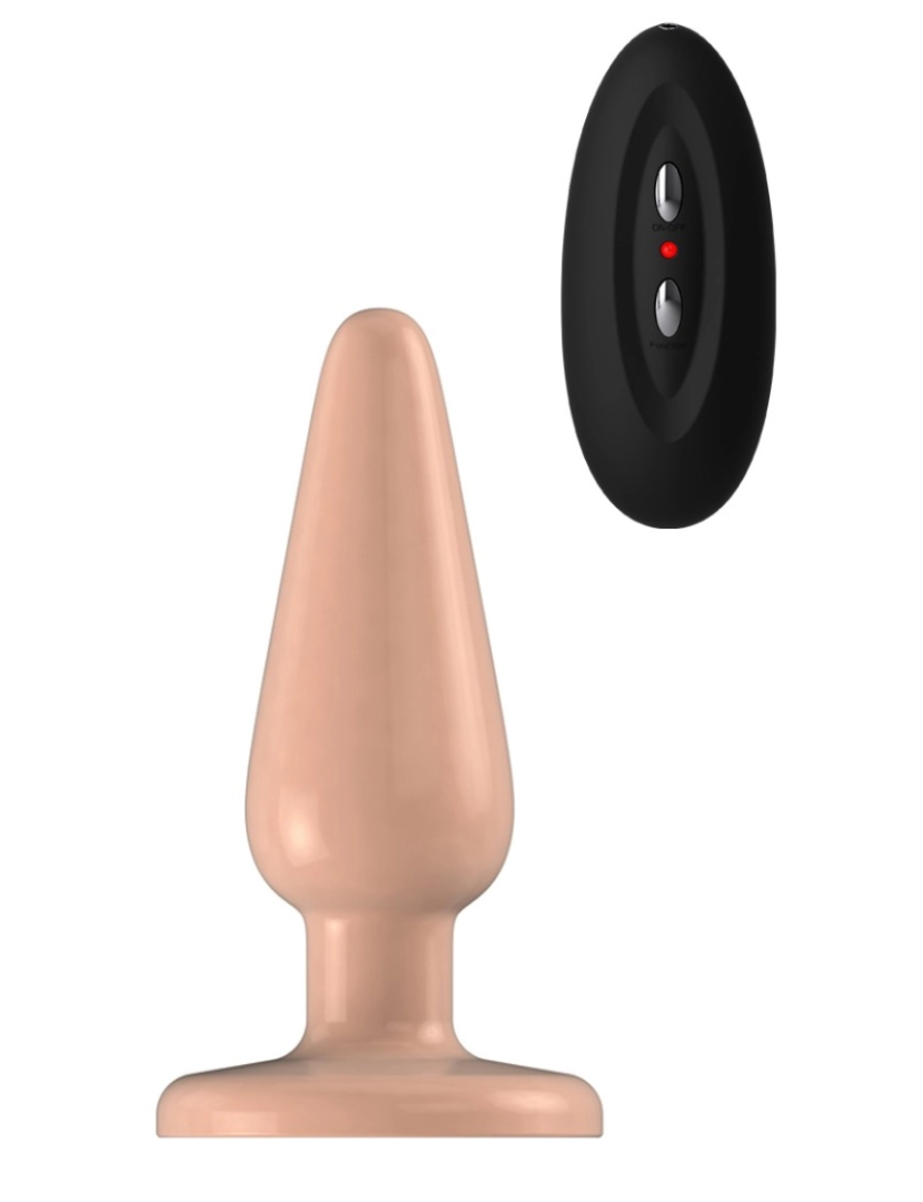 Plug Anal Vibratório em Borracha Bottom Line Model 1 5