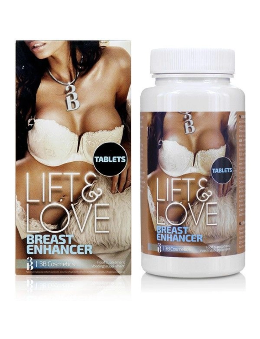 Comprimidos Aumento dos Seios 3B Lift And Love Breast Enhancer (90