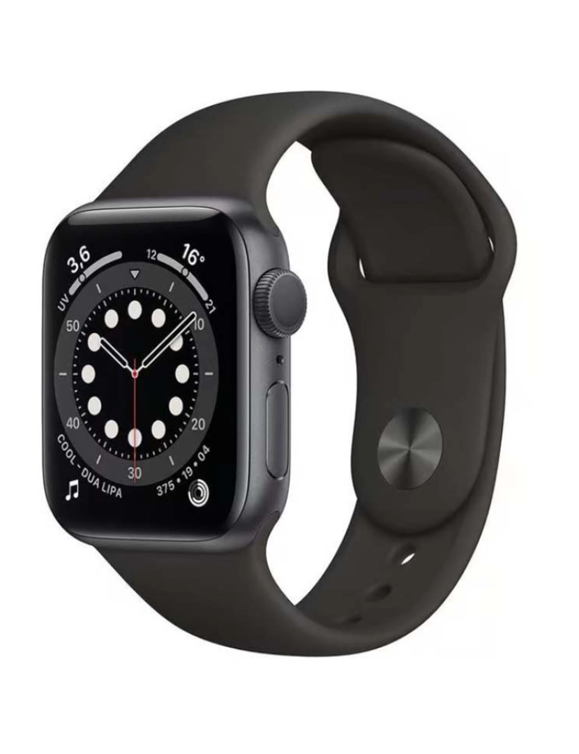 Apple - Apple Watch Series 6 44mm GPS + Cellular Aluminum case Preto