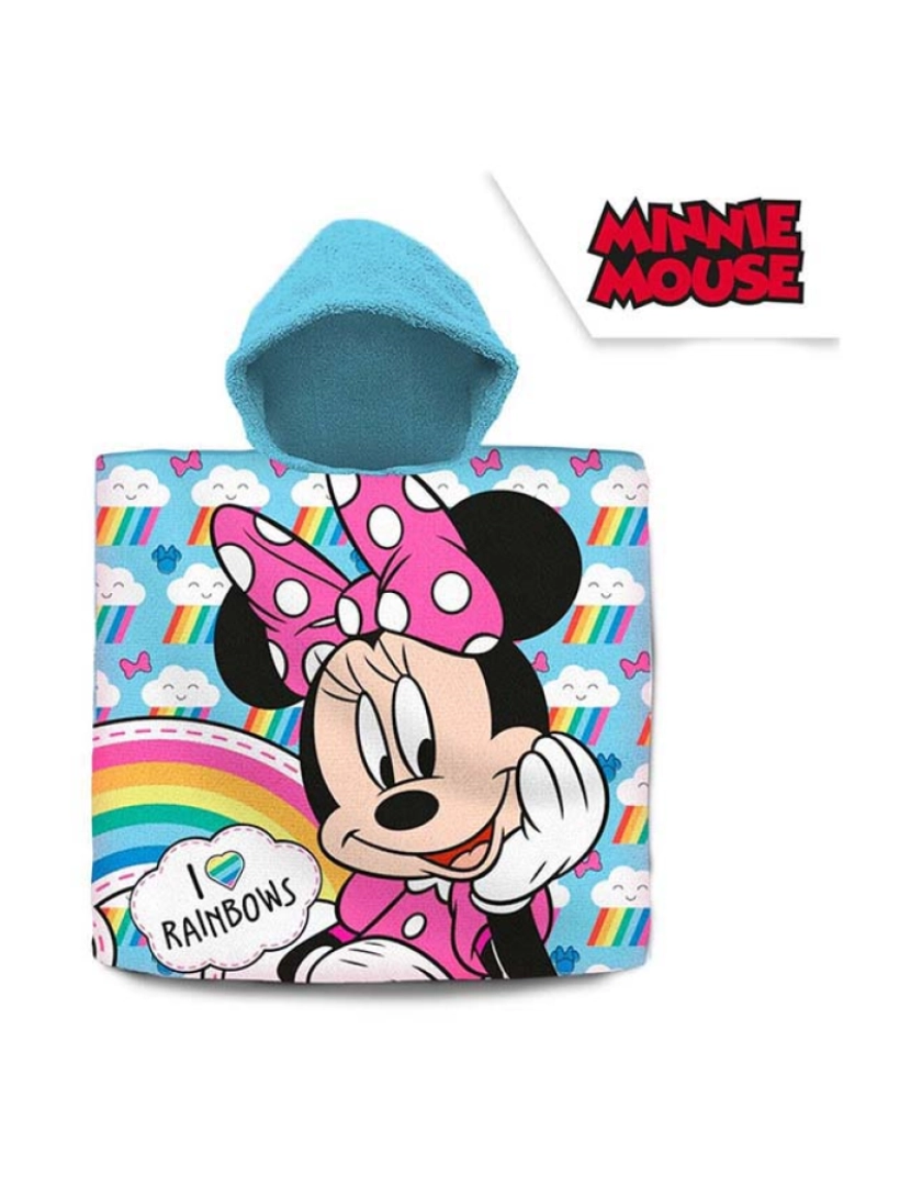 Minnie - Poncho Algodão 60X120Cm Minnie 6X4