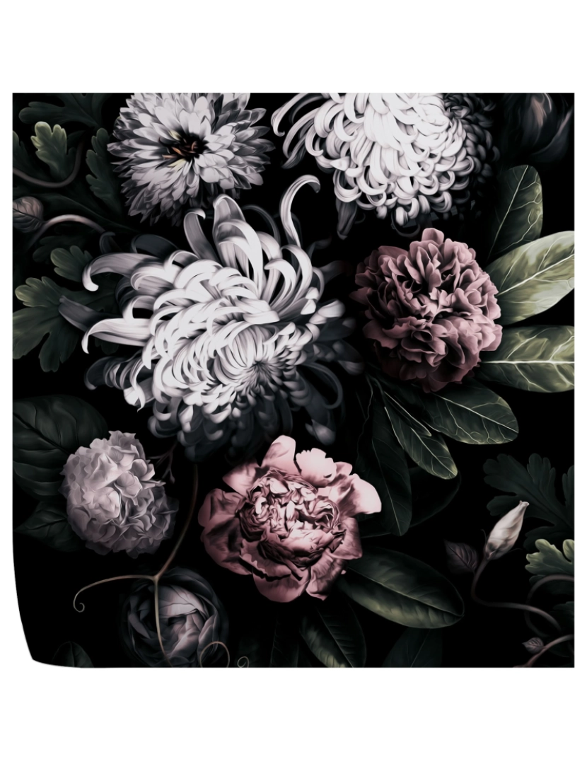 Wallpaper4Beginners - Papel de Parede Escuro Floral