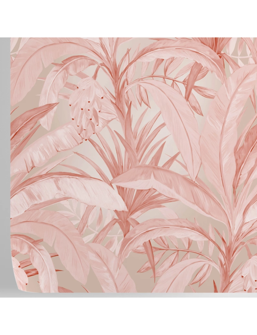 imagem de Papel de Parede Rosa Selva Tropical5