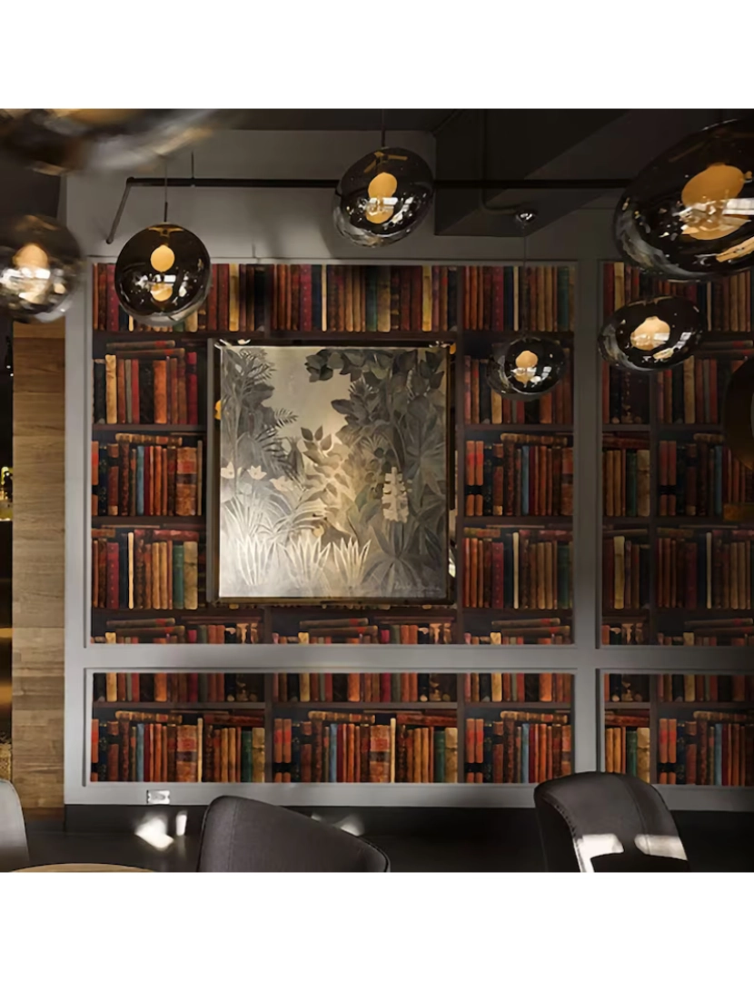 imagem de Papel de Parede Biblioteca3