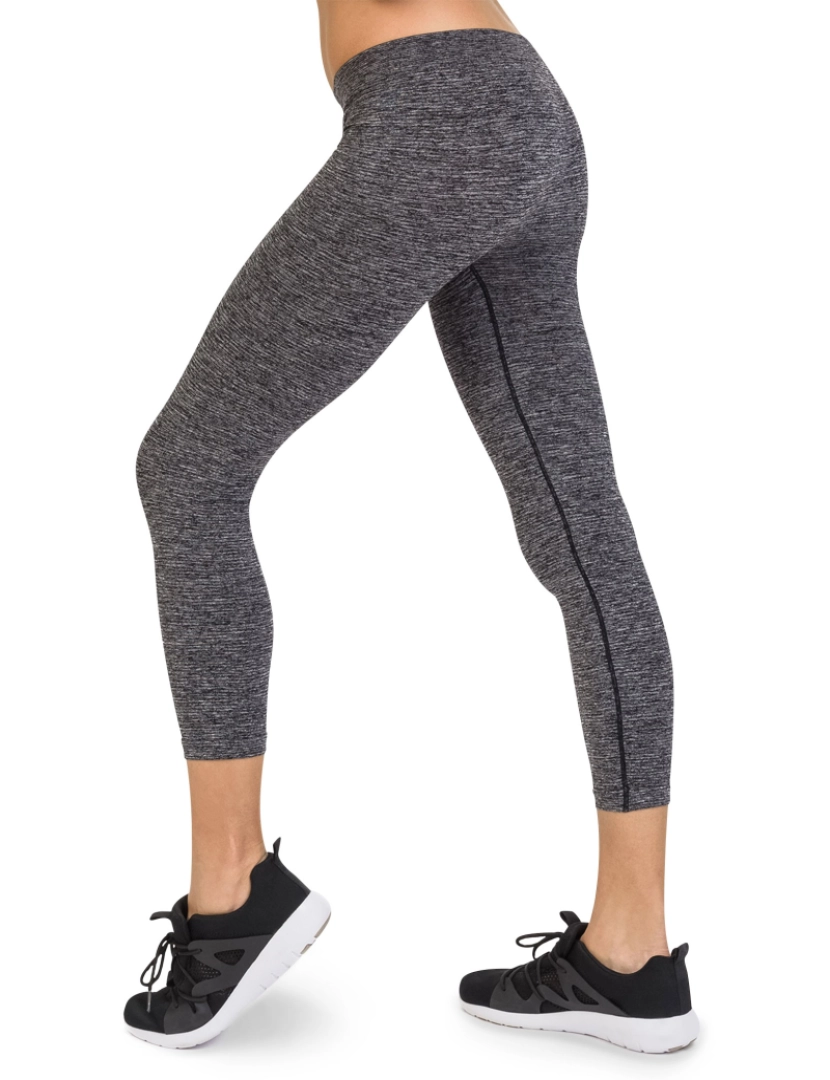 imagem de Leggings curto Slim Sport Gris Chiné Cellutex3