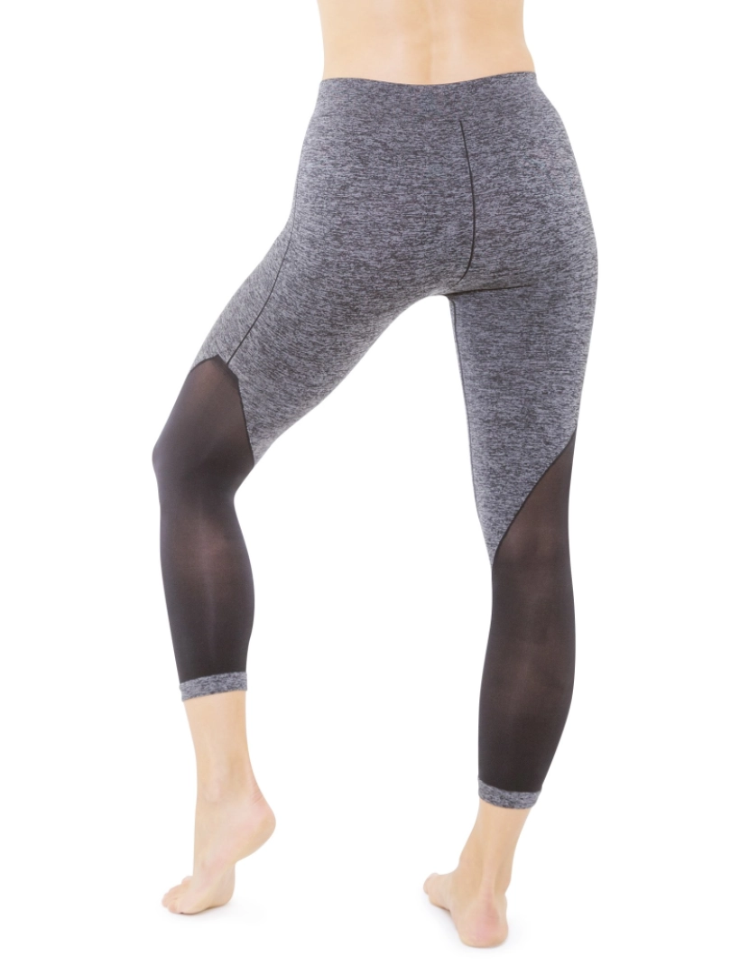 imagem de Leggings de fitness 7/8 Black & Gris Cellutex5