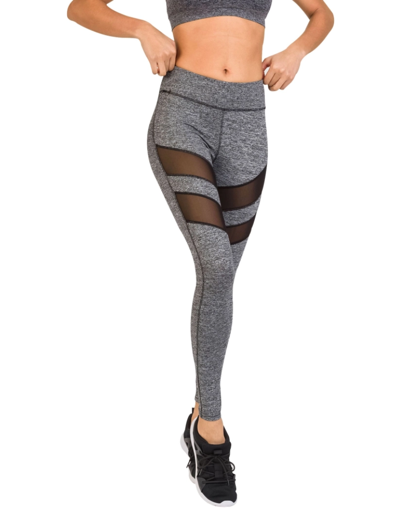 imagem de Tenue Minceur Yoga : Legging Ajouré Et Brassière Maintien Pour Femme5